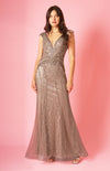 Fully Beaded Long Couture Formal Evening Dress Wholesale