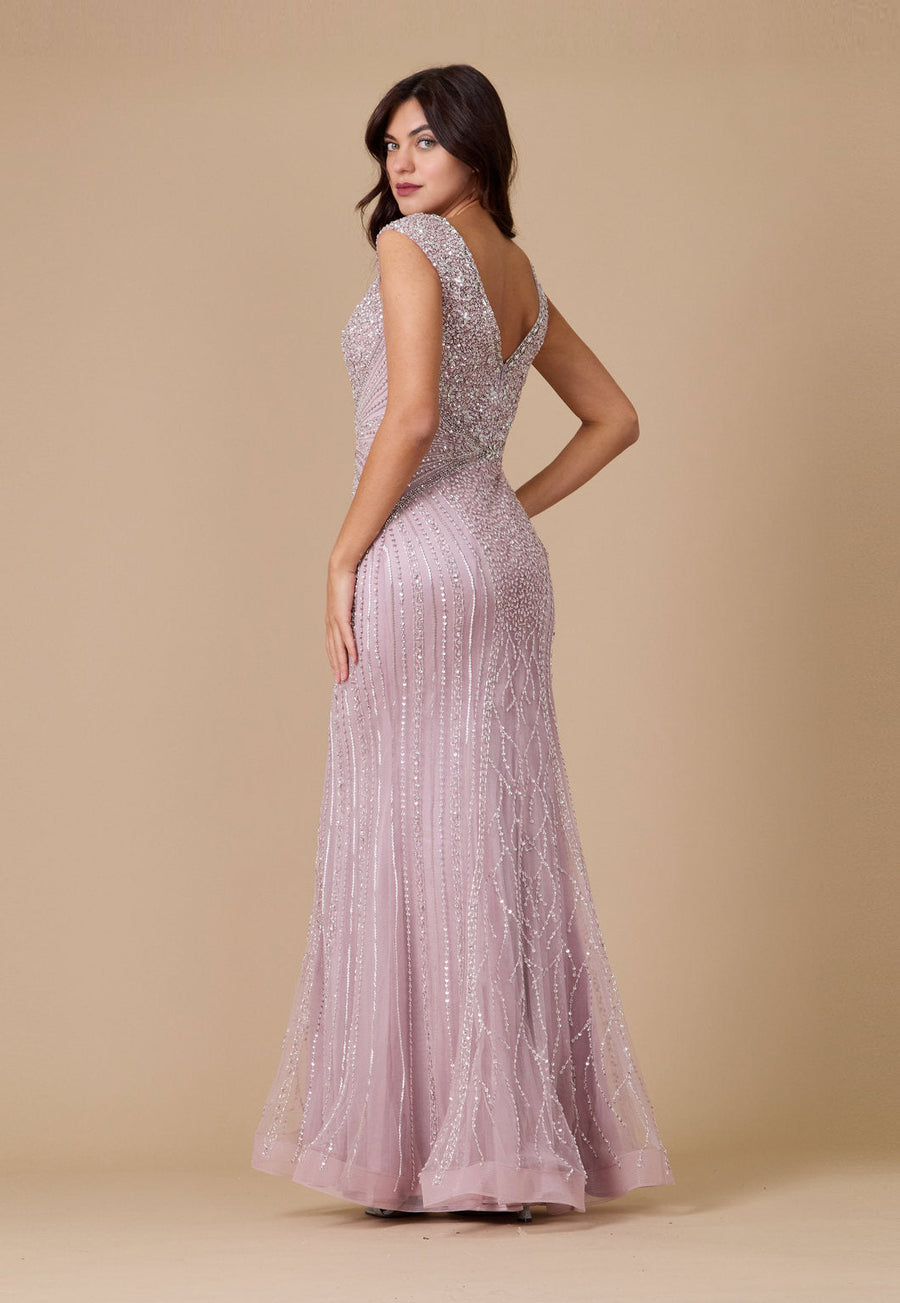 Fully Beaded Long Couture Formal Evening Dress Wholesale
