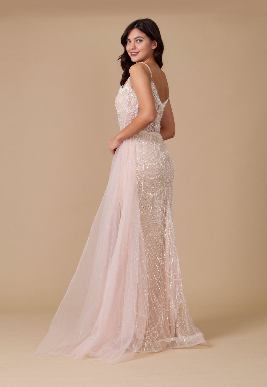 Corset Hand Beaded Couture Formal Dress Wholesale