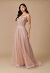Long Strapless Hand Beaded Formal Couture Dress Wholesale