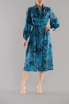 Donna Ricco DR53002 Navy Multi front view