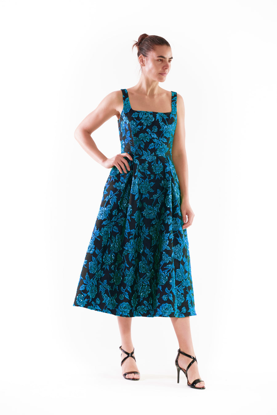 Donna Ricco DR53015 Teal front view