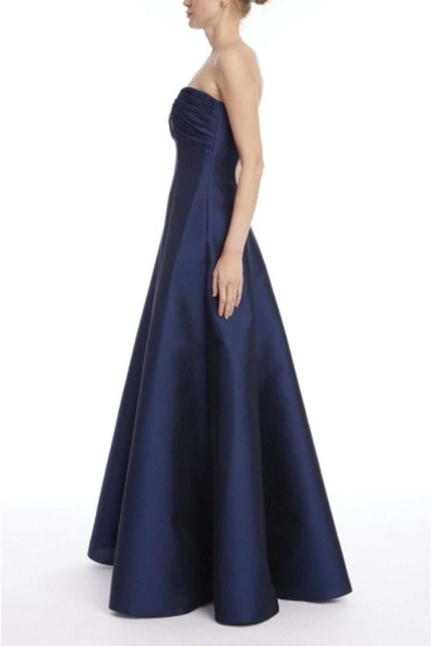Badgley Mischka Strapless Mikado A-Line Ball Gown with Pockets EG4661 Wholesale