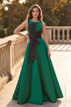 Long Formal Ball Gown with Statement Bow Wholesale