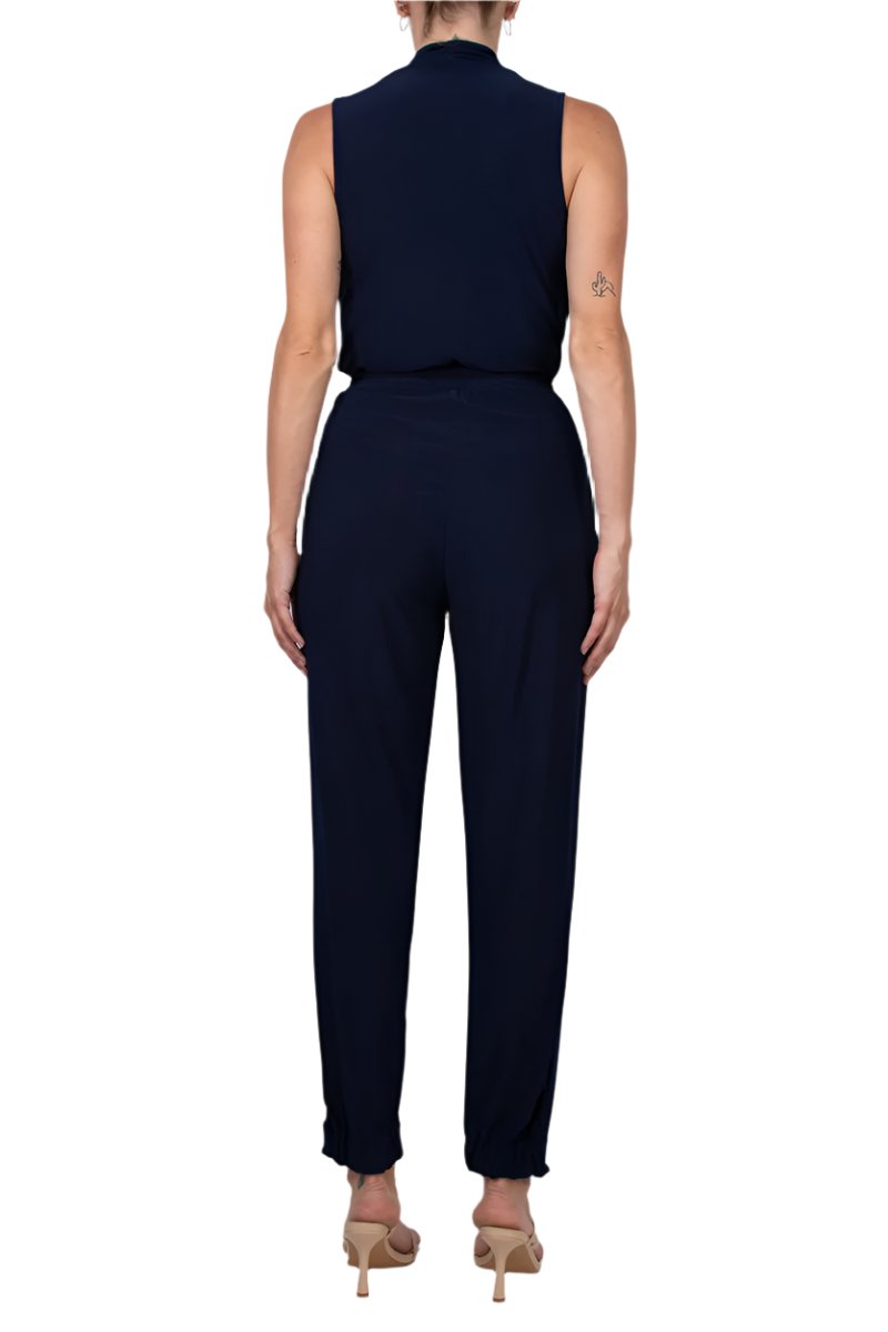 Jumpsuit Long Formal Pocket Jumpsuit Wholesale Navy