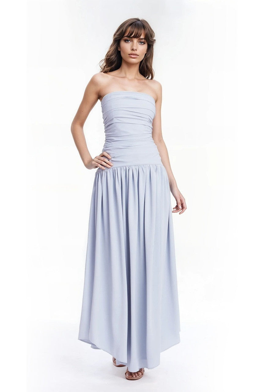 Strapless Drop Waist Gown Jewel by Badgley Mischka J0503 Wholesale