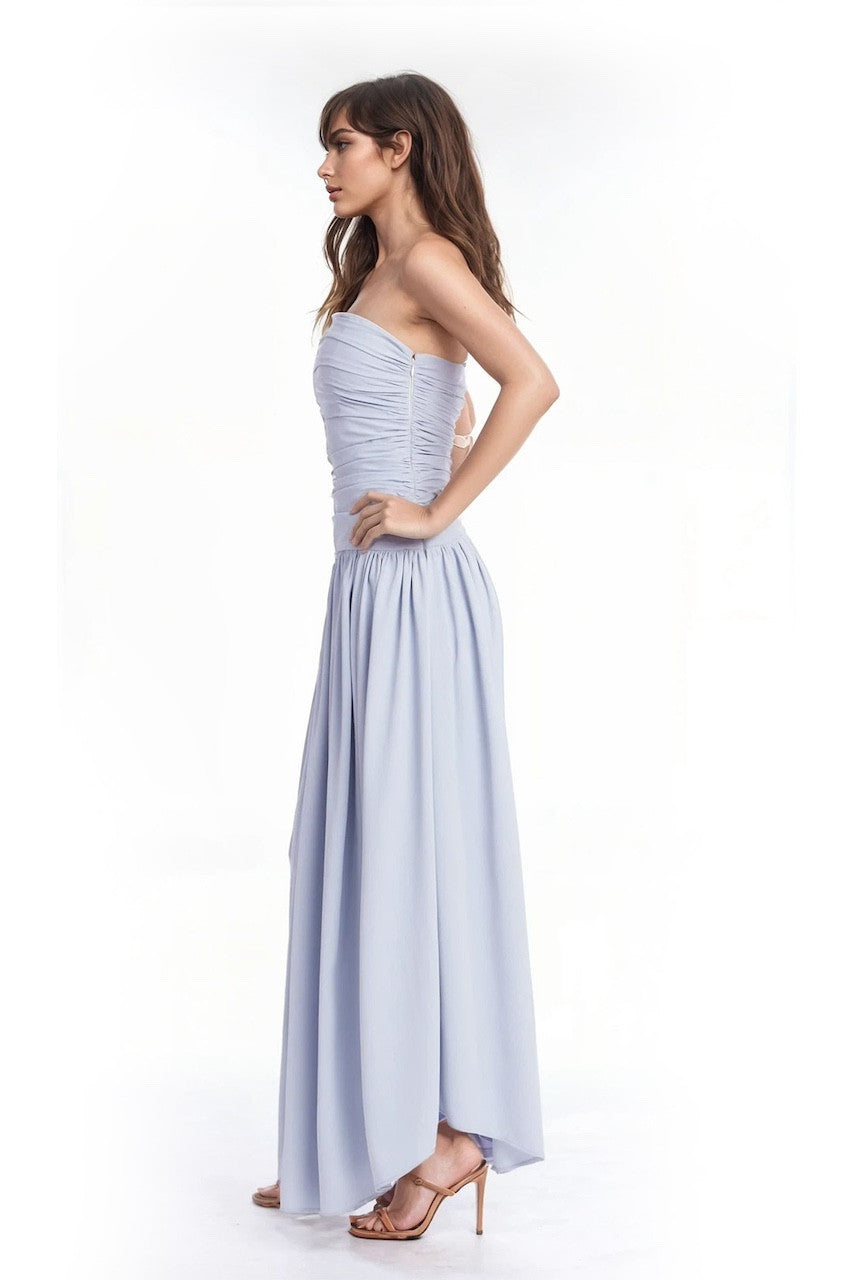 Strapless Drop Waist Gown Jewel by Badgley Mischka J0503 Wholesale