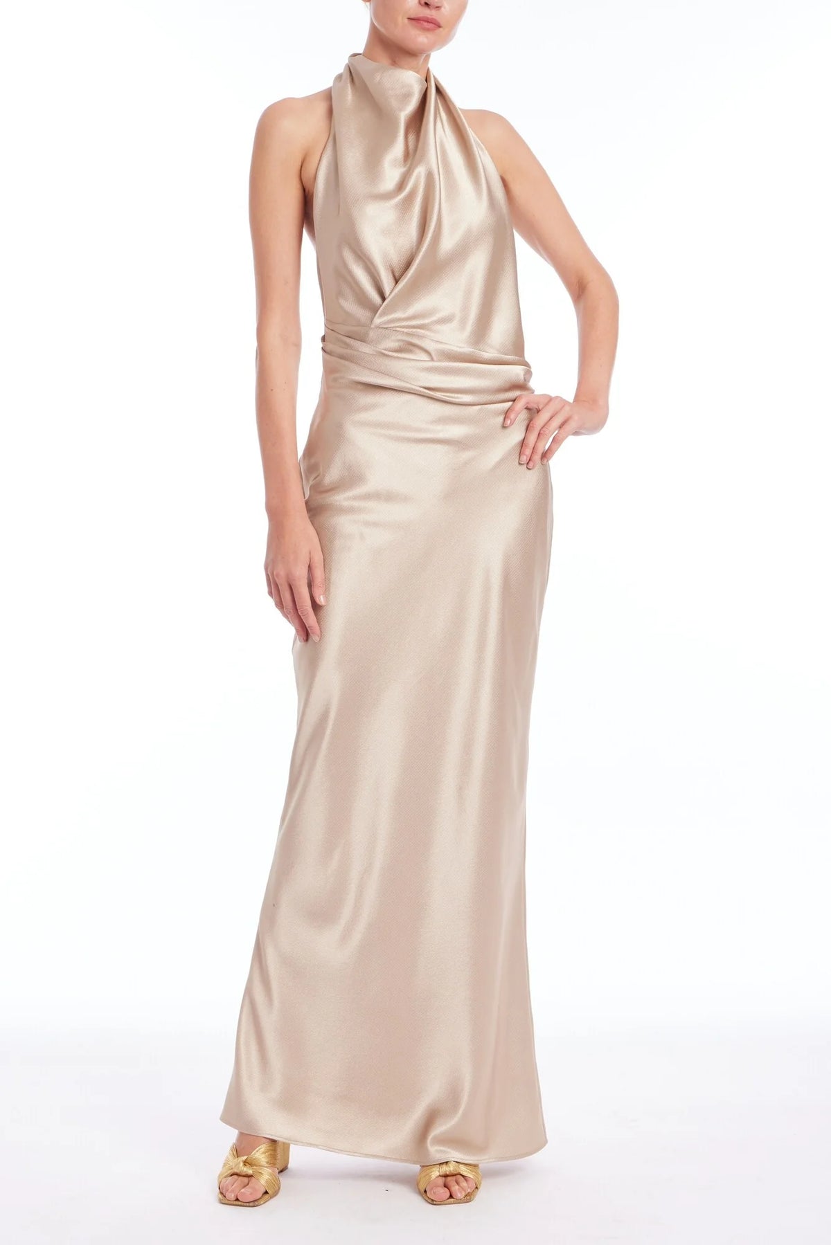 Cowl Neck Dress Jewel by Badgley Mischka J0795 Wholesale