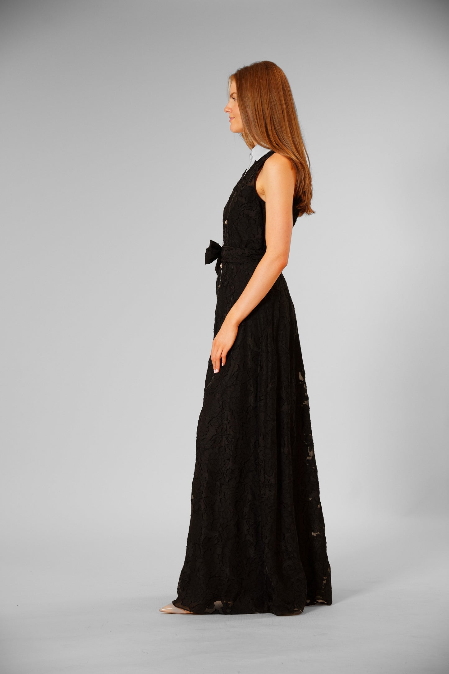 Sleeveless Burnout Shirt Dress with Sash Julia Jordan JJ41524 Wholesale