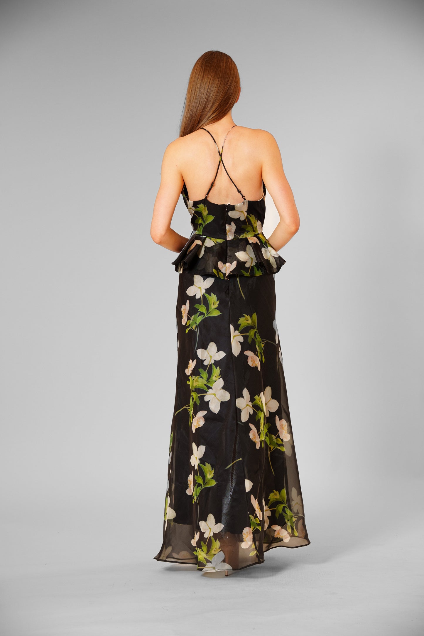 Sleeveless Organza Rosette Detail Gown Julia Jordan JJ41605 Wholesale