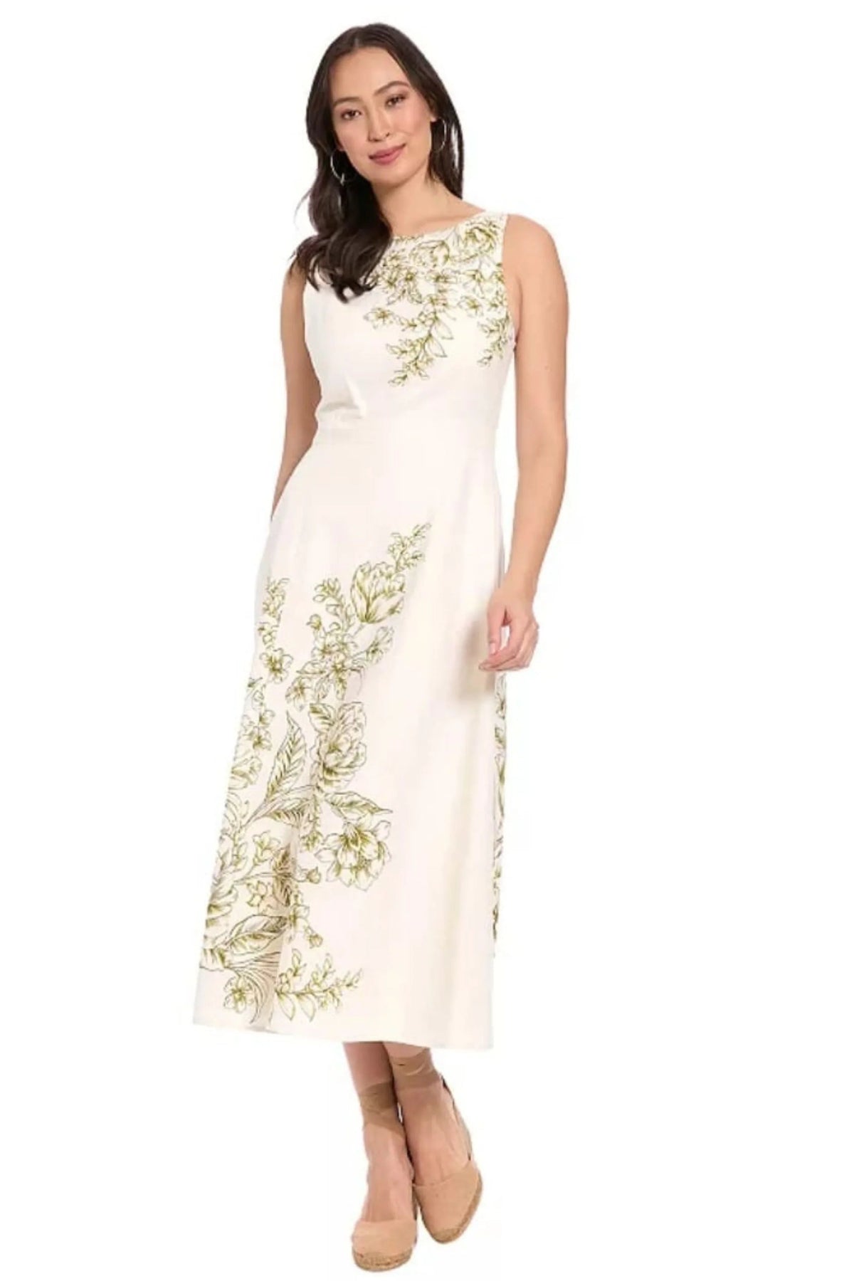 London Times T10234M Cream Black