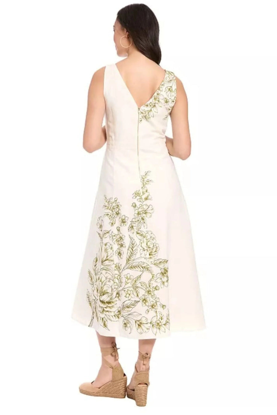 London Times T10234M Cream Black