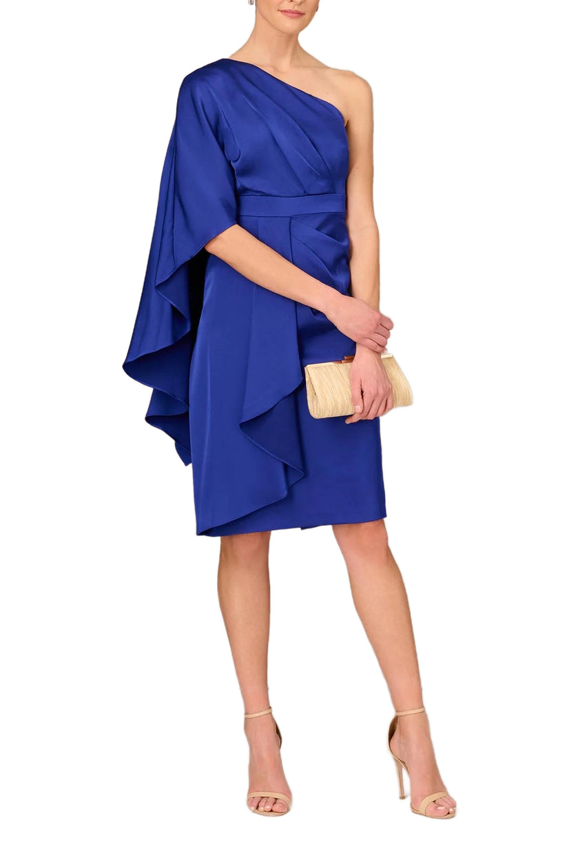 Cocktail Dresses Short One Shoulder Cocktail Dress ROYAL SAPPHIRE