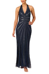 Prom Dresses Formal Long Beaded Prom Dress Wholesale Navy