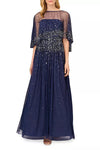 Formal Dresses Long Beaded Ball Gown Formal Dress NAVY