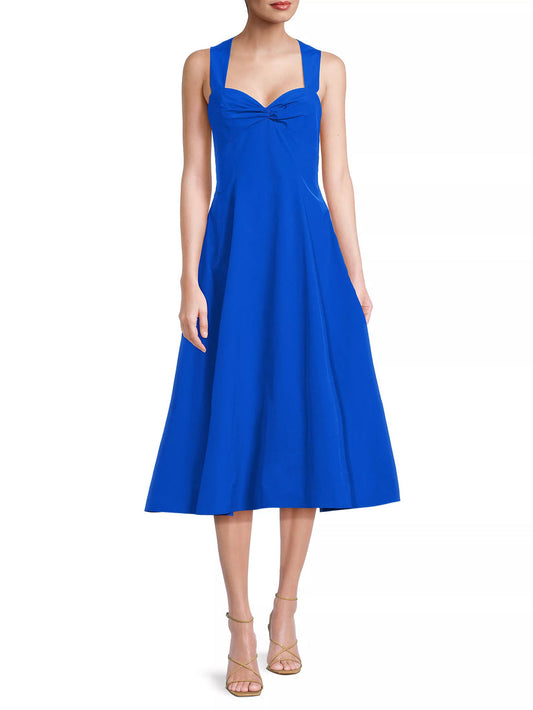 Cocktail Dresses Short Cocktail A Line Midi Dress Brilliant Sapphire
