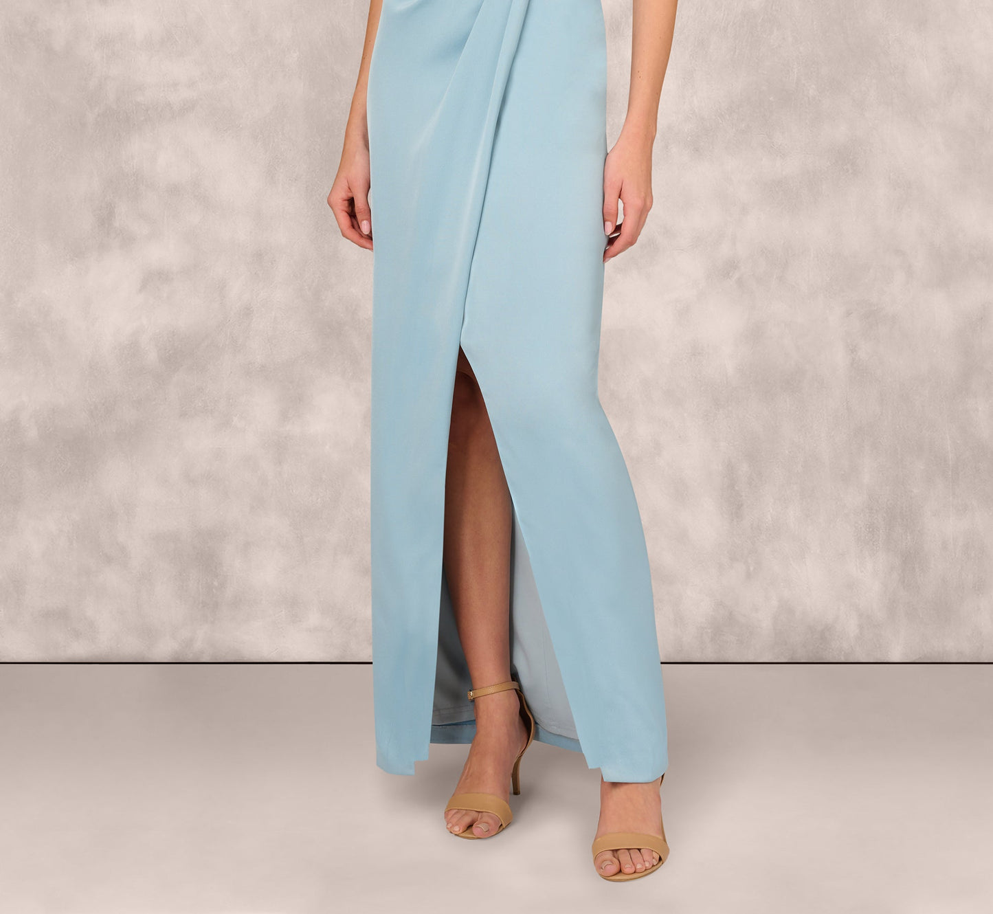 Aidan Mattox MD1E209365 Slit Long Sequin Formal Dress Wholesale