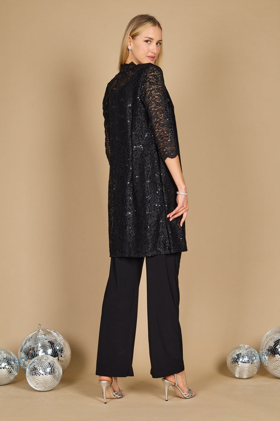 R&M Richards RM1993 Mother of the Bride Long Jacket Pant Suit Wholesale