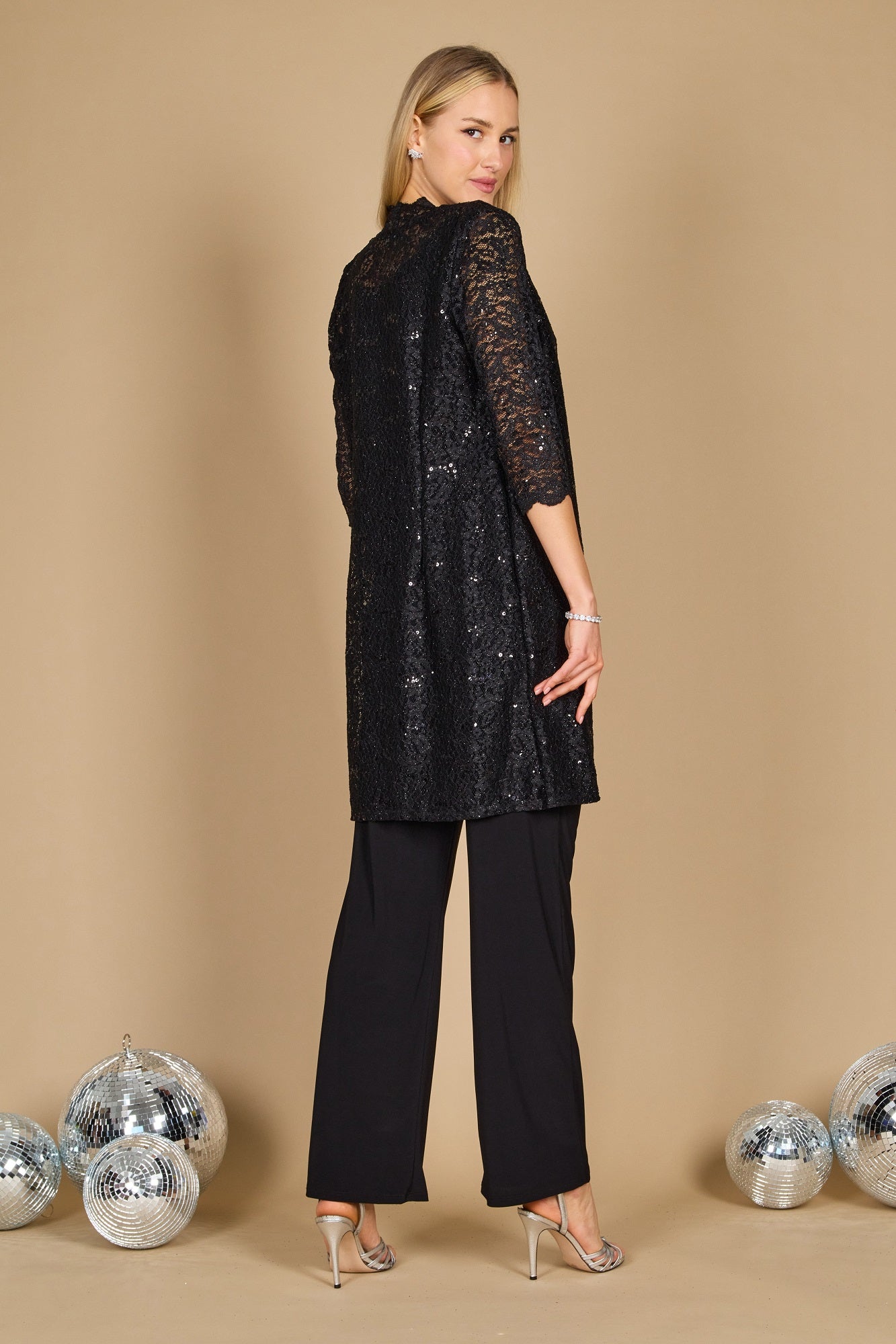 R&M Richards RM1993 Mother of the Bride Long Jacket Pant Suit Wholesale