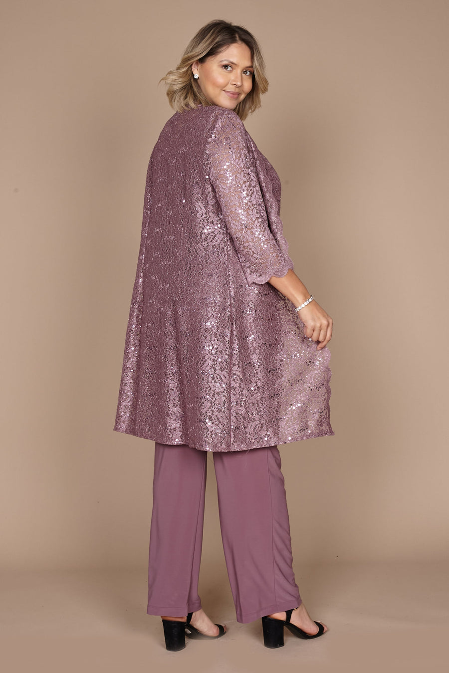 R&M Richards RM1993 Mother of the Bride Long Jacket Pant Suit Wholesale