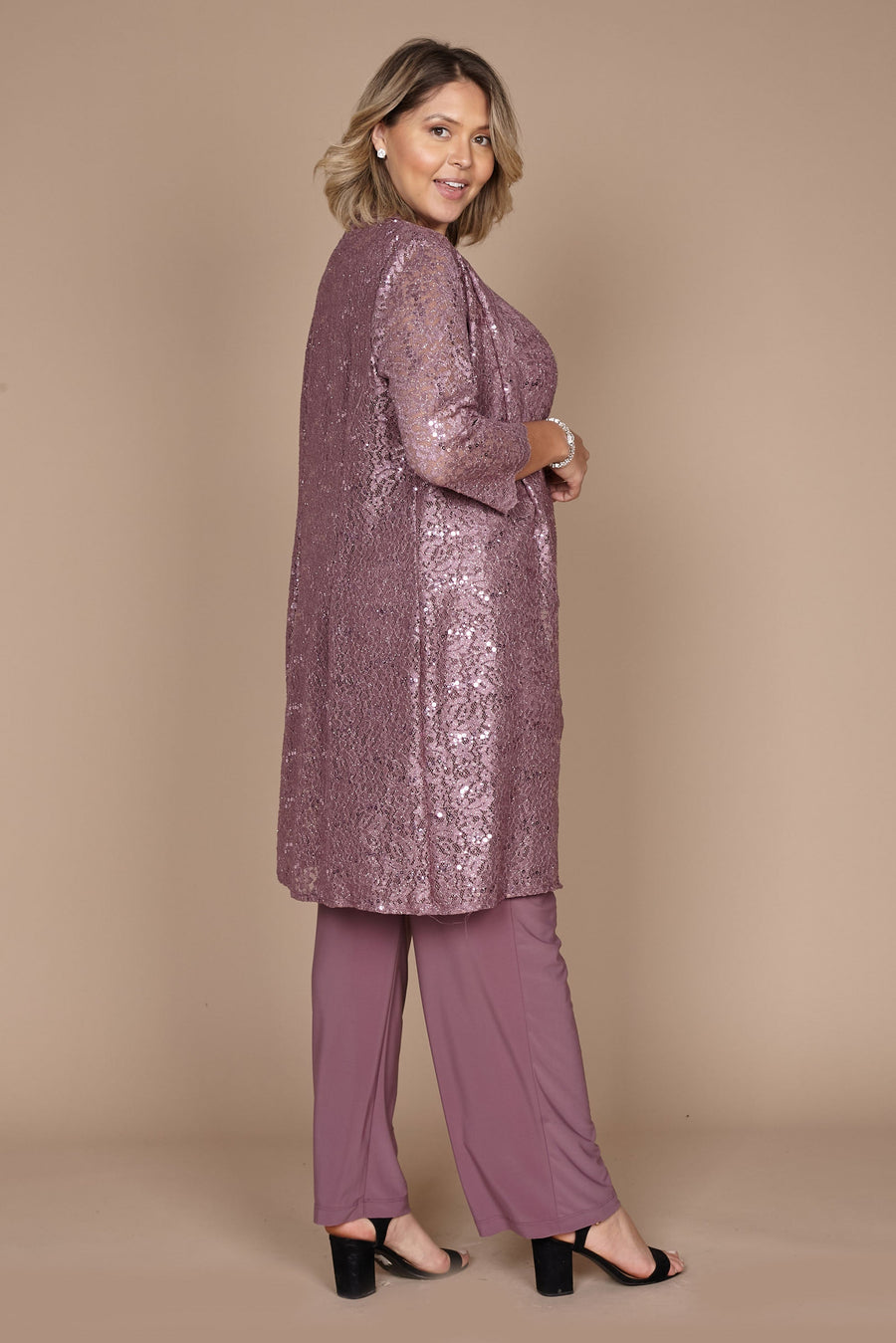 R&M Richards RM1993 Mother of the Bride Long Jacket Pant Suit Wholesale