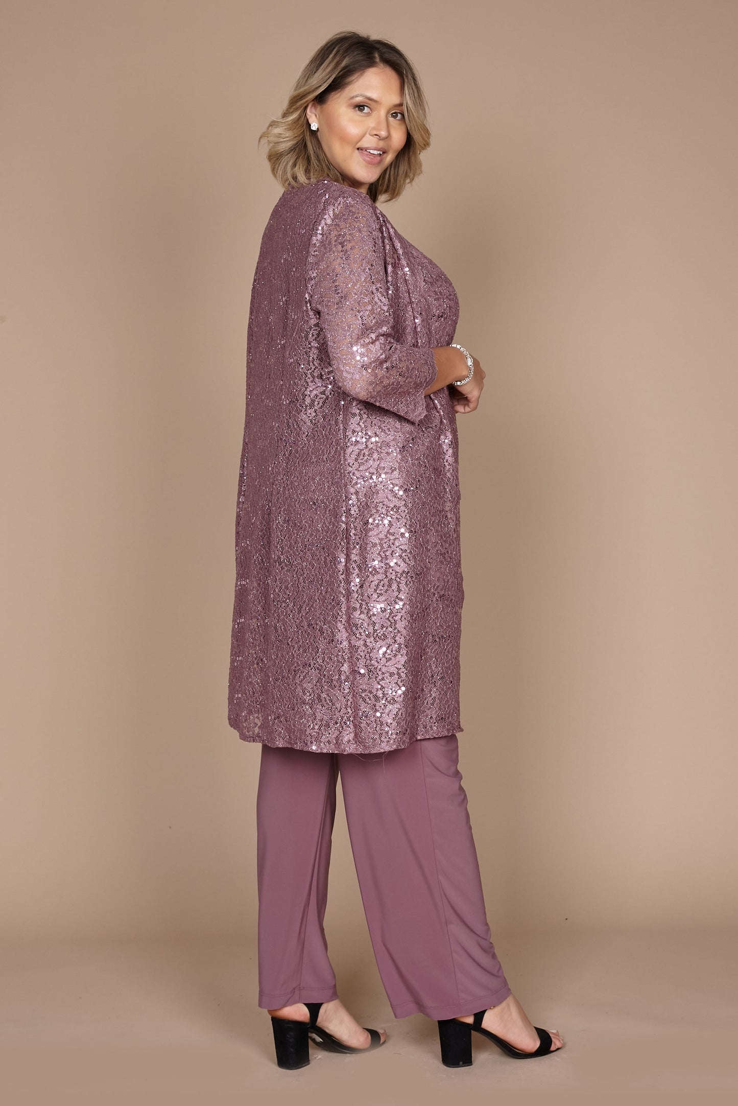 R&M Richards RM1993 Mother of the Bride Long Jacket Pant Suit Wholesale