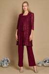 R&M Richards RM1993 Mother of the Bride Long Jacket Pant Suit Wholesale