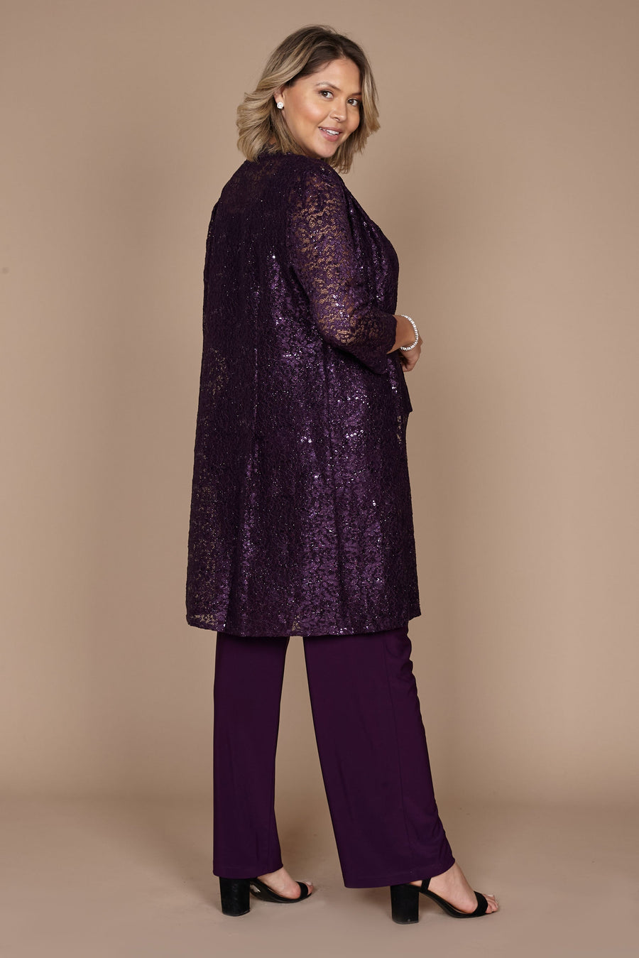 R&M Richards RM1993 Mother of the Bride Long Jacket Pant Suit Wholesale