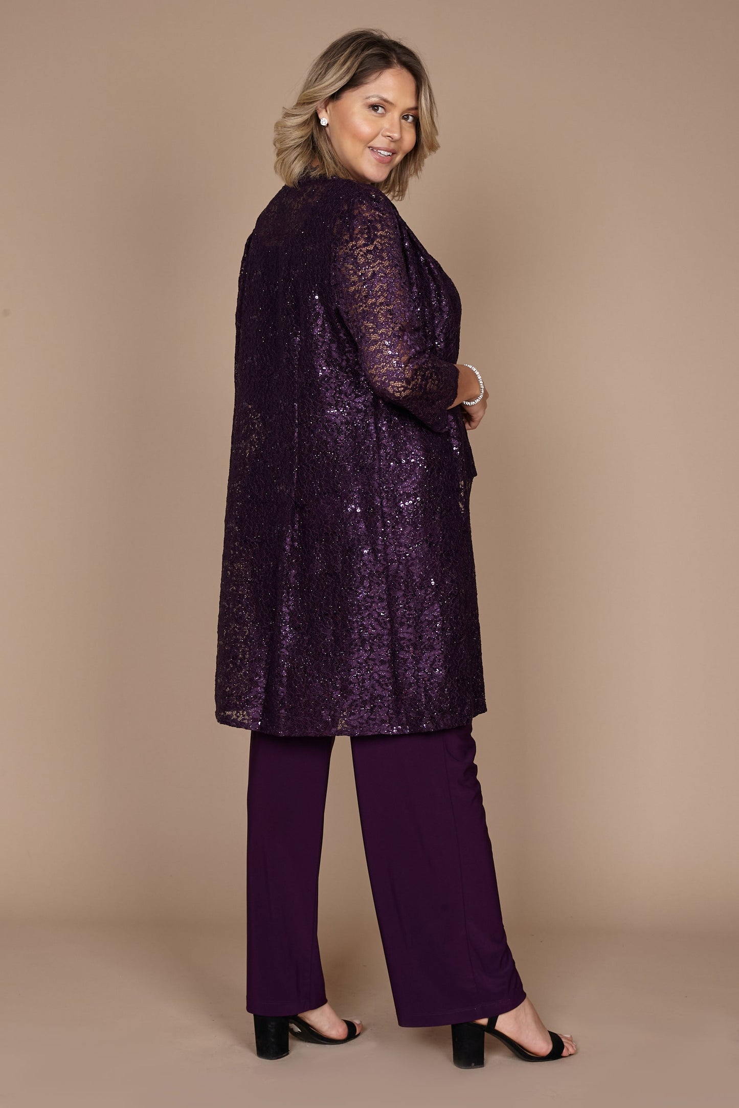 R&M Richards RM1993 Mother of the Bride Long Jacket Pant Suit Wholesale