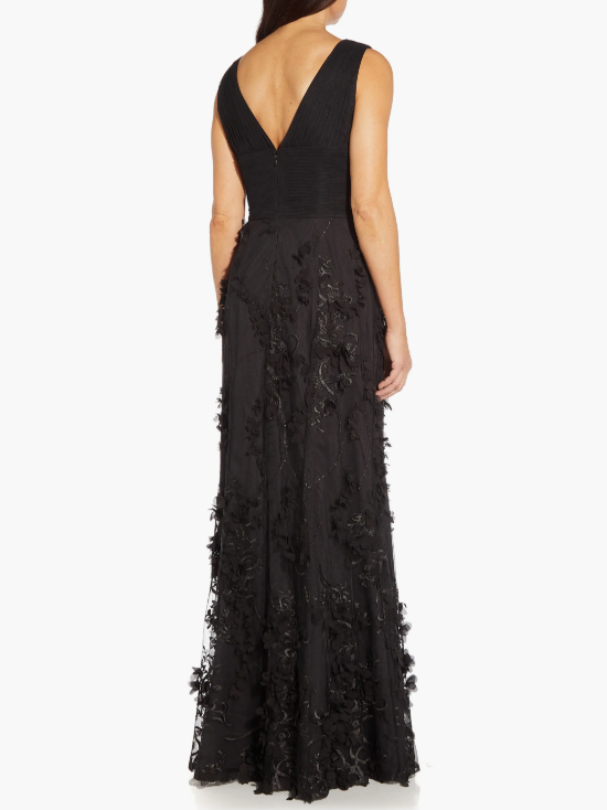 Embroidered Mesh Trumpet Mermaid Gown Aidan Mattox MD1E206707 Wholesale