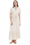 Stripe Tiered Maxi Dress London Times T7395M Wholesale
