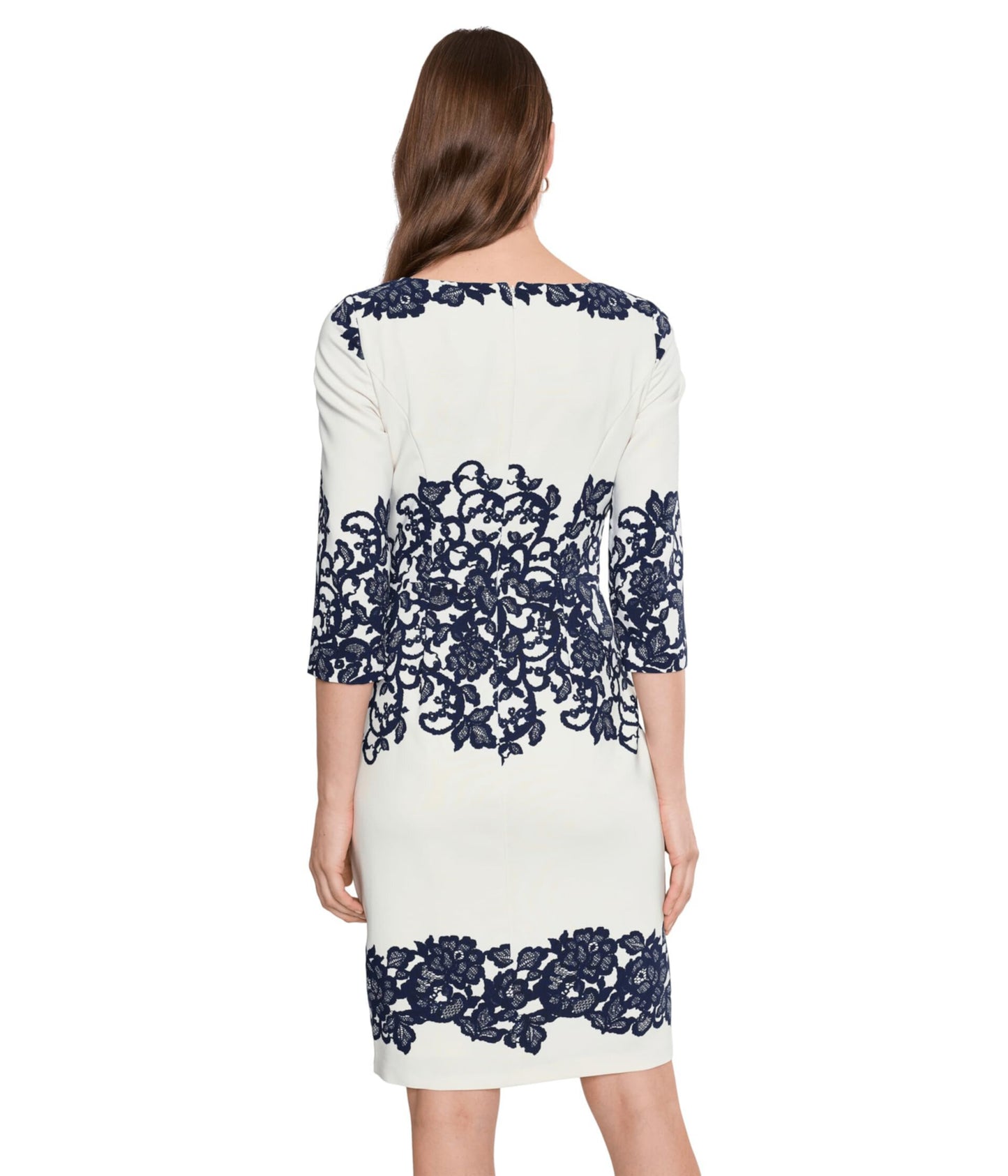 Adrianna Papell AP1D105223 Lace Short Cocktail Dress