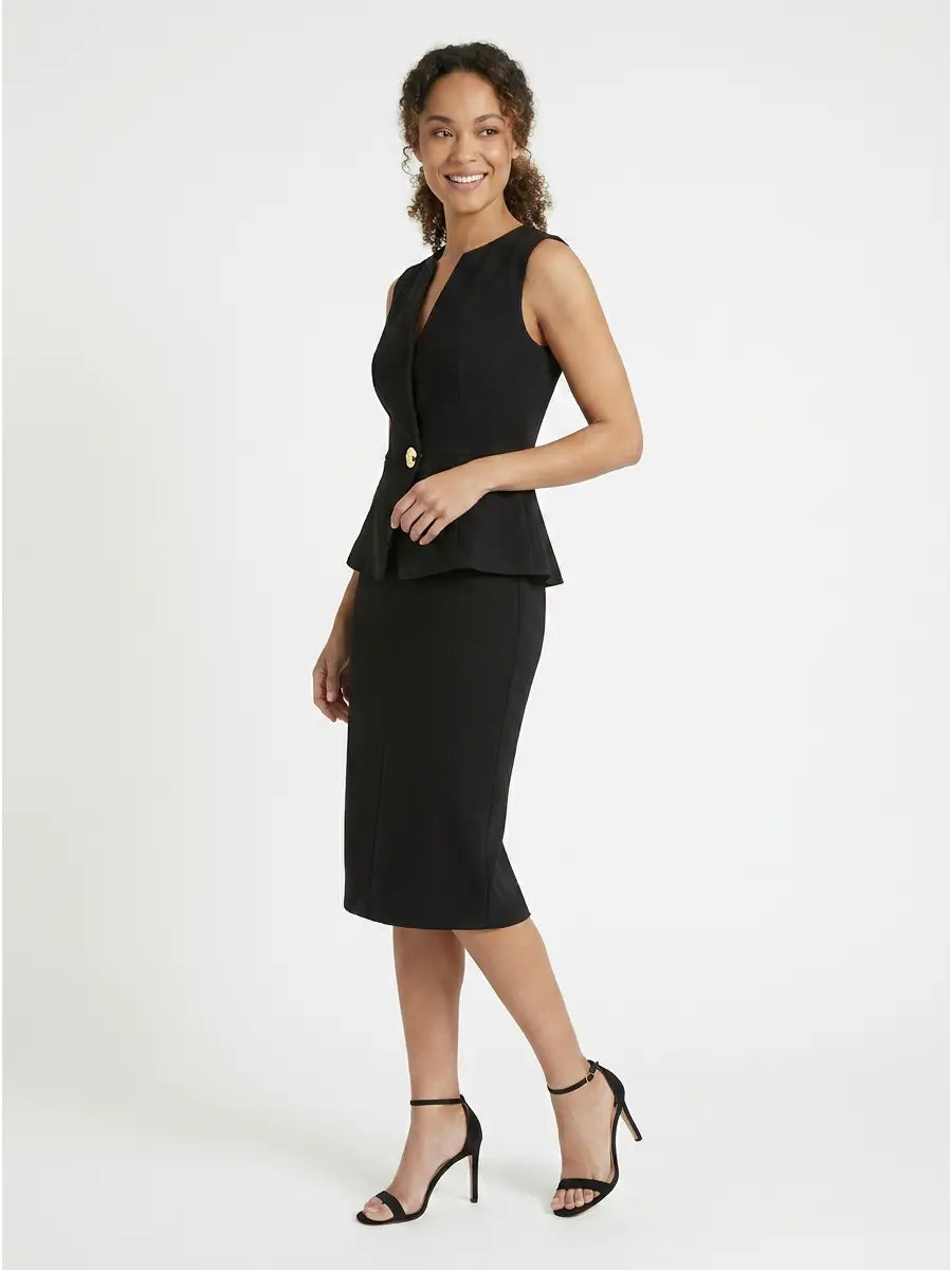 Little Black Dress Classy London Times T10660M Wholesale