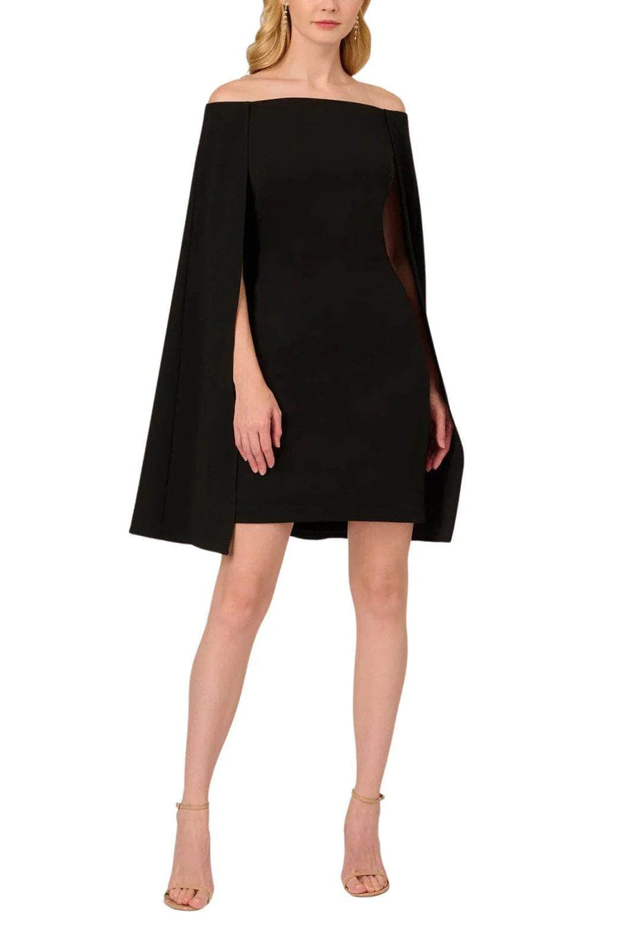 Off-the-Shoulder Mini/Short Scuba Occasion Bodycon Adrianna Papell AP1D104995