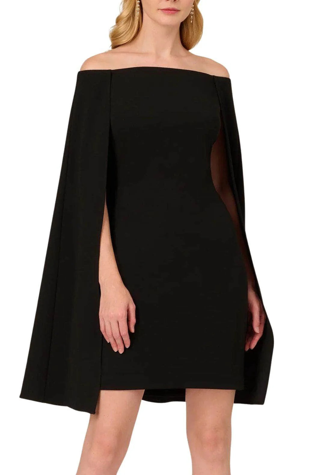 Off-the-Shoulder Mini/Short Scuba Occasion Bodycon Adrianna Papell AP1D104995