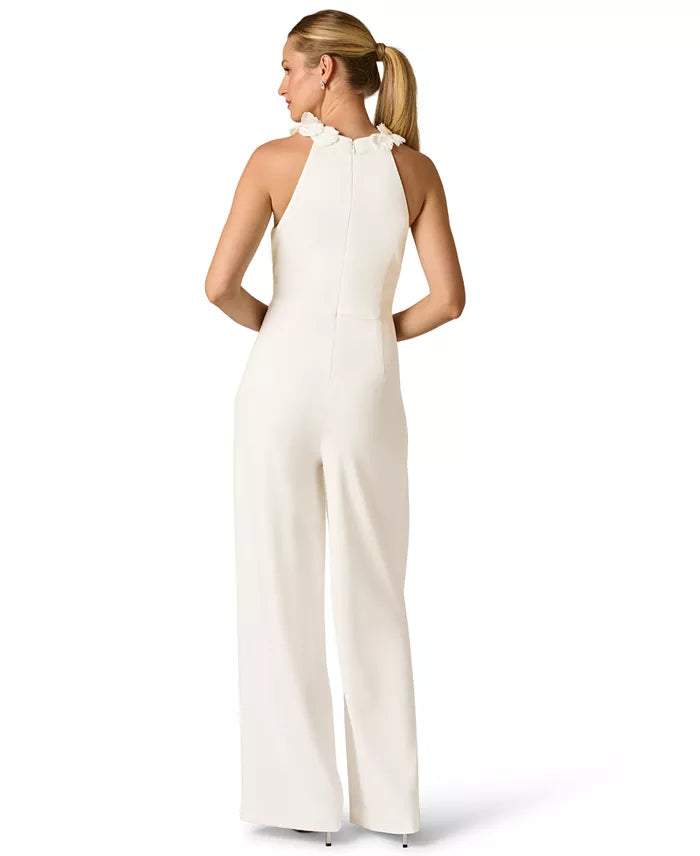 Rosette Halter Jumpsuit Adrianna Papell AP1E212838 Wholesale