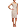 Embroidered Cap Sleeve Dress Alex Evenings 81122241 Wholesale