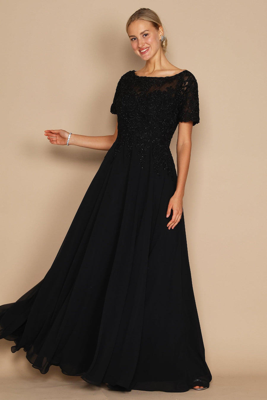 Short Sleeve Mother of the Bride Formal Dress Wholesale