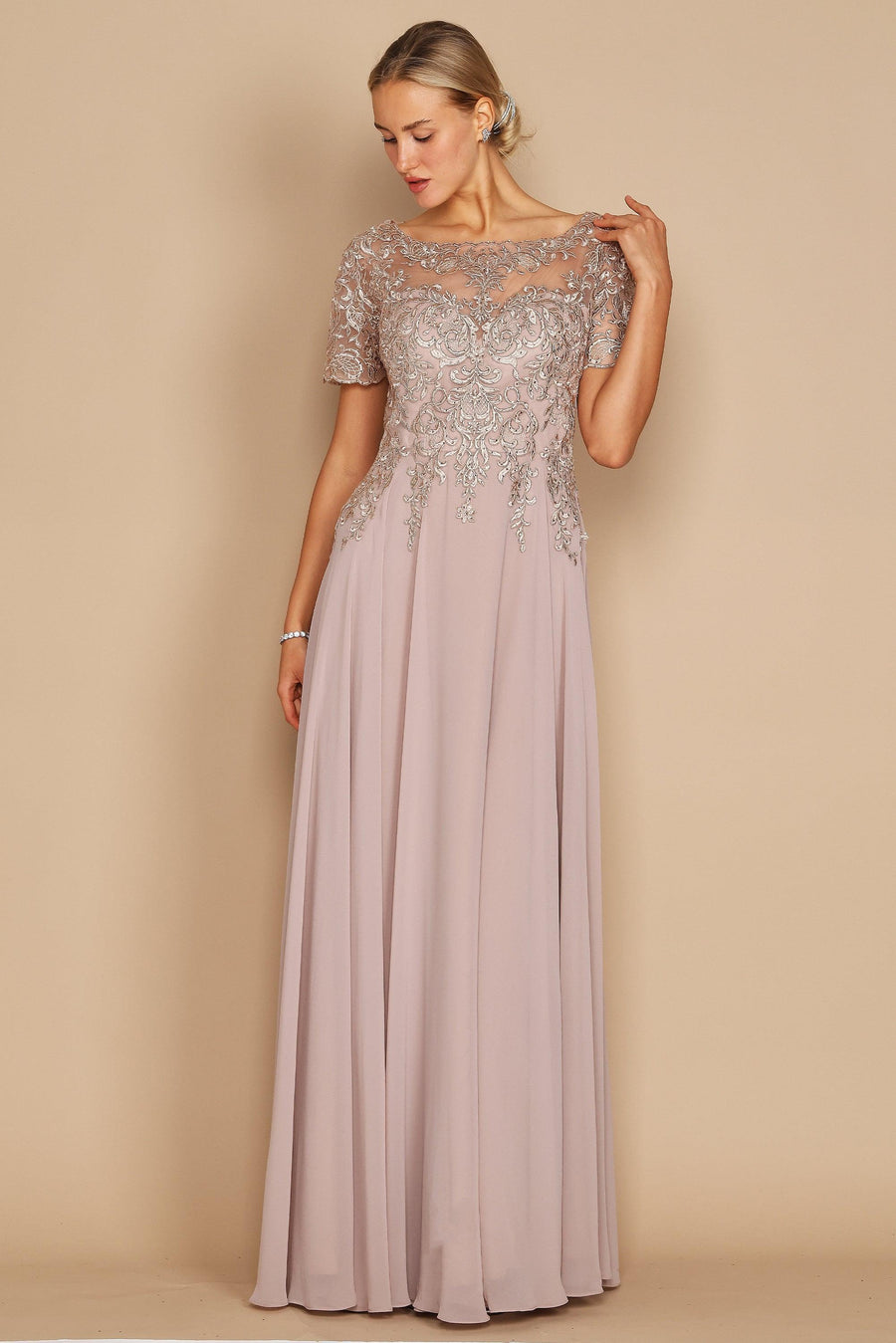 Short Sleeve Mother of the Bride Formal Dress Wholesale