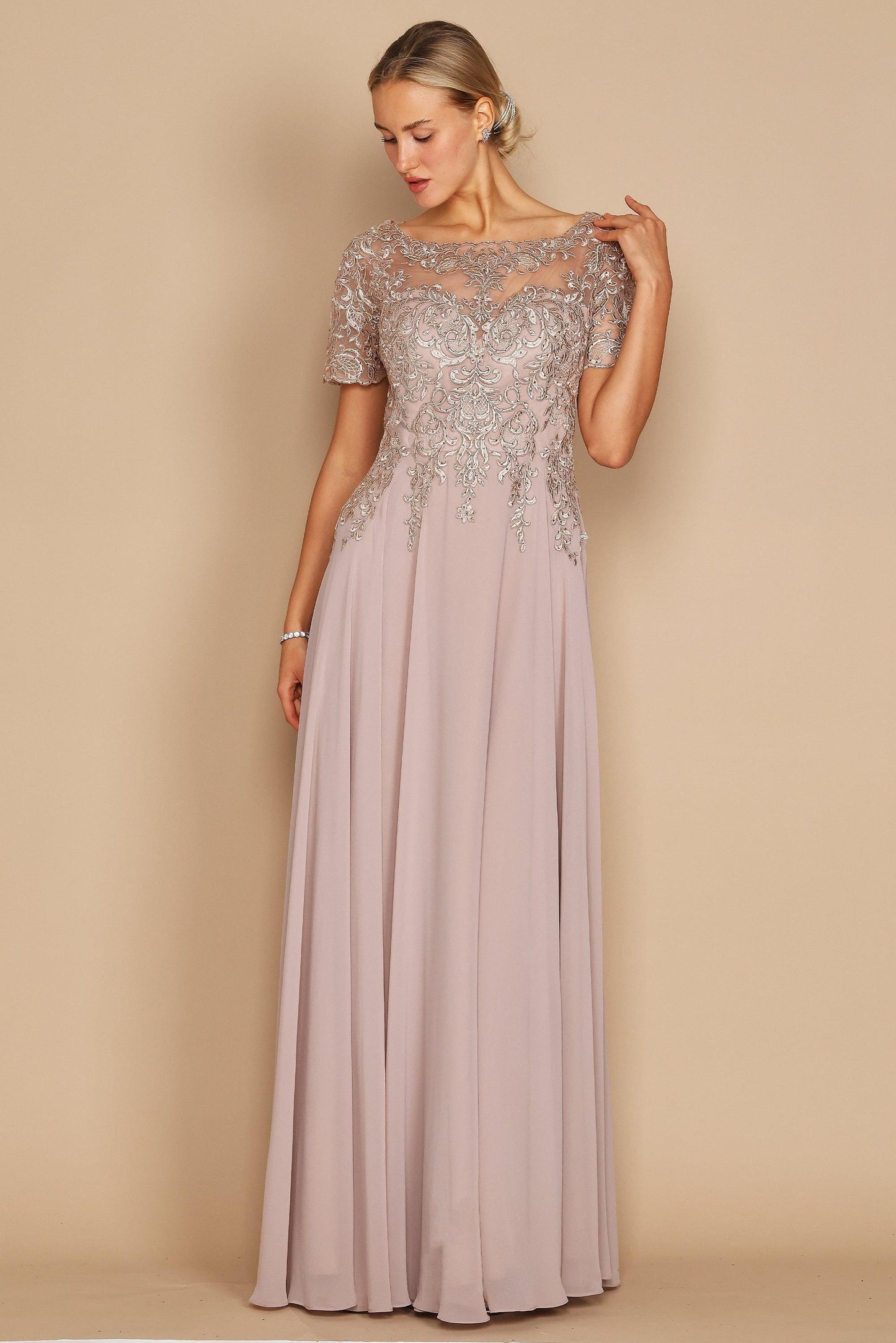 Short Sleeve Mother of the Bride Formal Dress Wholesale