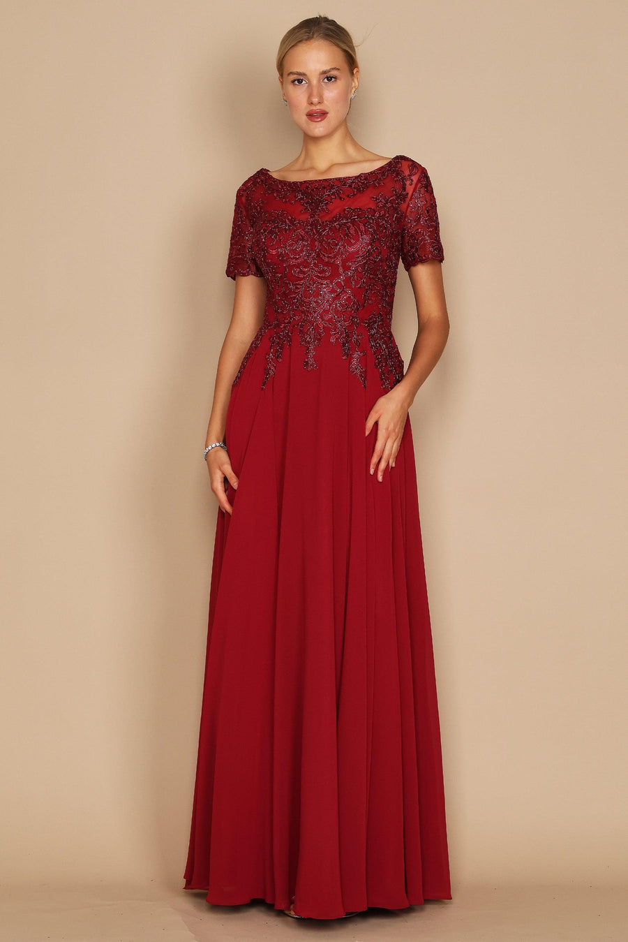 Short Sleeve Mother of the Bride Formal Dress Wholesale