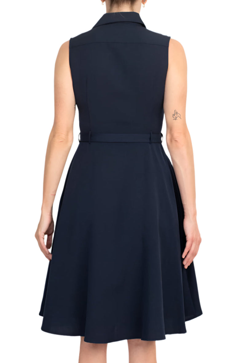 Cocktail Dresses Short A Line Cocktail Pocket Dress Deep Navy