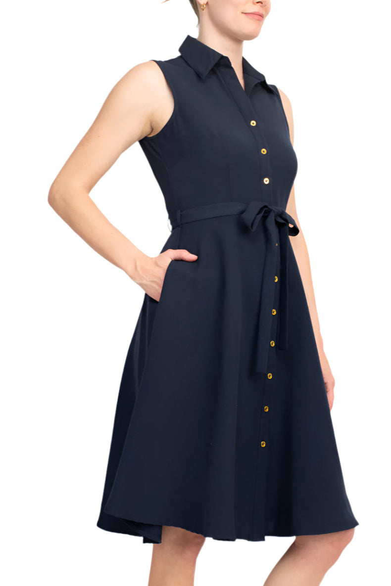 Cocktail Dresses Short A Line Cocktail Pocket Dress Deep Navy