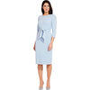 Crew/High-Neck Knee-Length Jersey Occasion Sheath Adrianna Papell AP1D103175