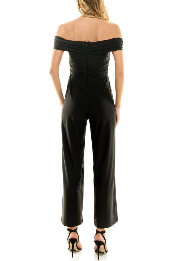 Jumpsuit Long Formal Pleated Jumpsuit Very Black