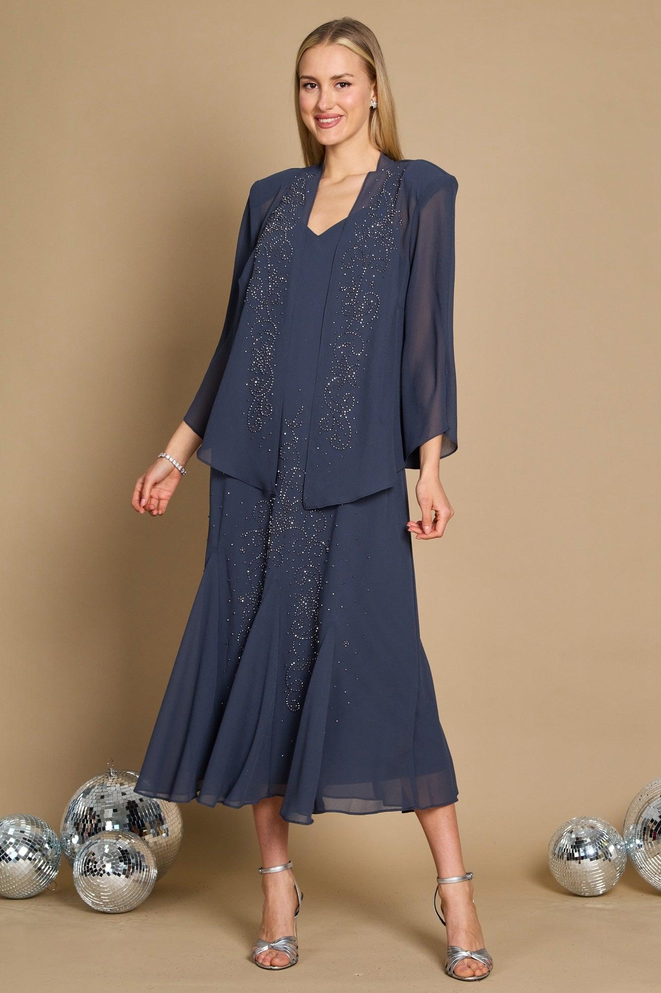 R&M Richards 058260 Plus Size Evening Dress Wholesale