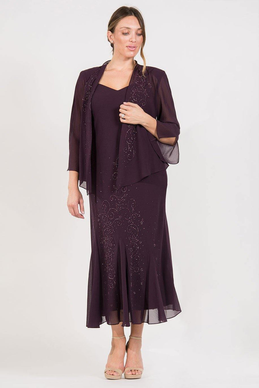 R&M Richards 058260 Plus Size Evening Dress Wholesale