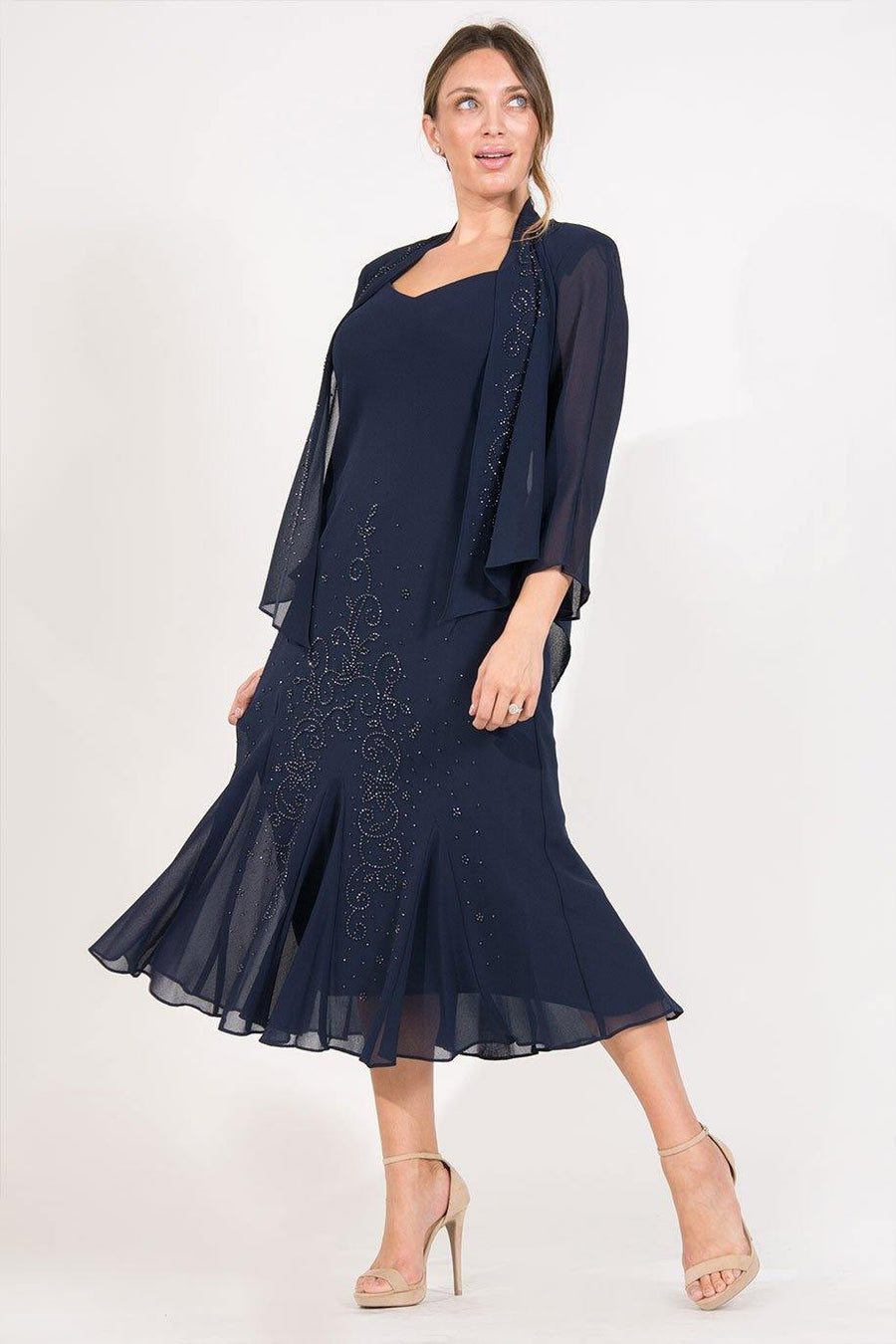 R&M Richards 058260 Plus Size Evening Dress Wholesale