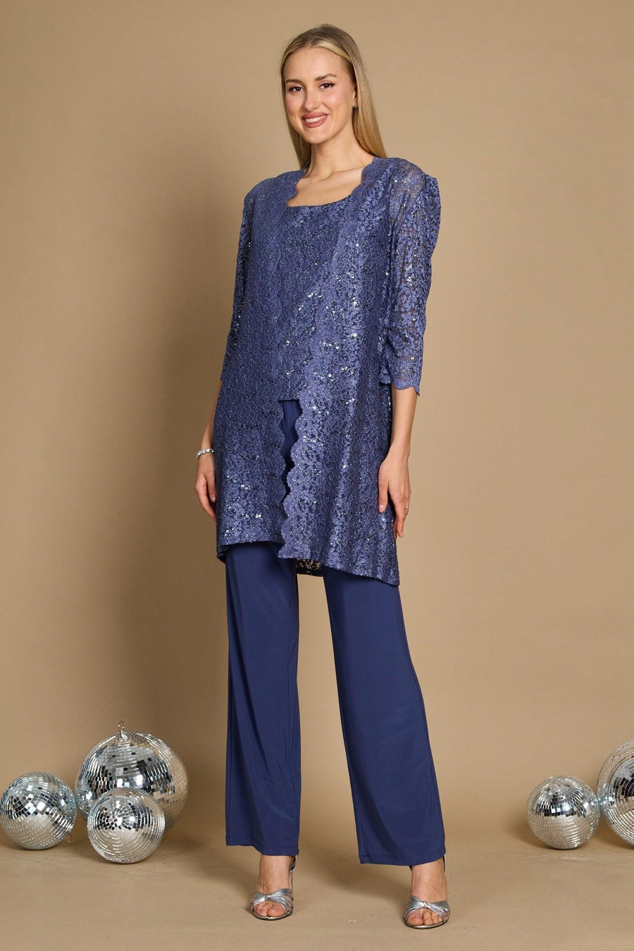 R&M Richards 1993W Plus Size Formal Pant Suit Mother of the Bride Wholesale
