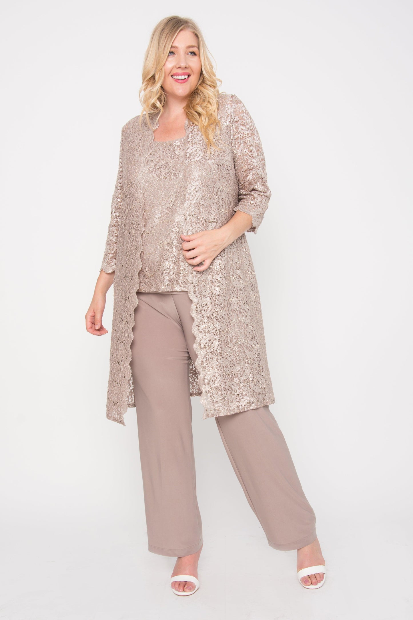 R&M Richards 1993W Plus Size Formal Pant Suit Mother of the Bride Wholesale